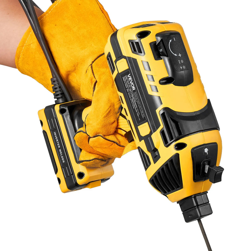 VEVOR Pārnēsājams Rokas Metināšanas Aparāts 20-140A ar 5 Līmeņu Strāvas Regulēšanu