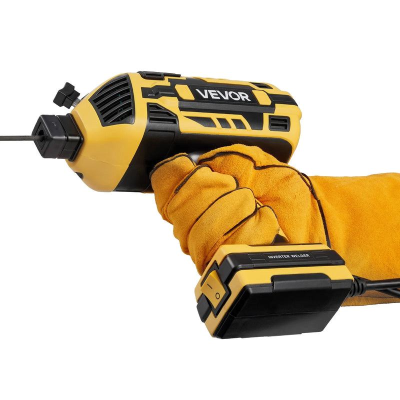 VEVOR Pārnēsājams Rokas Metināšanas Aparāts 20-140A ar 5 Līmeņu Strāvas Regulēšanu