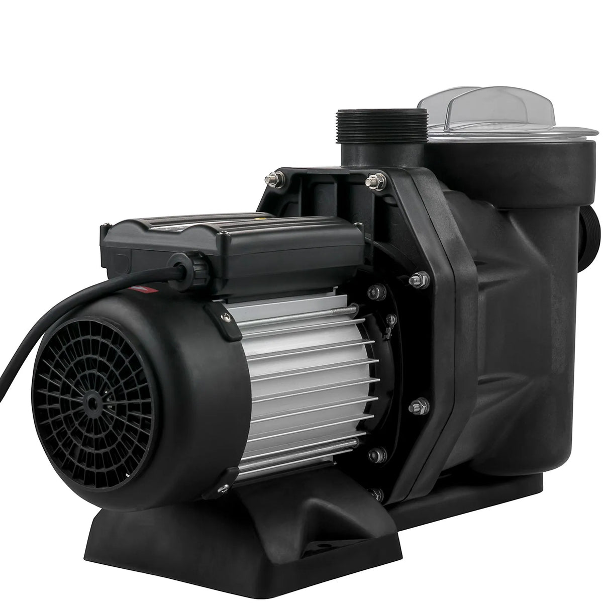 VEVOR Pool Pump, 750 W, 19,200 l/h, Swimming Pool Pump for Above-Ground and In-Ground Pools with Filter Basket, Ø50 mm Inlet/Outlet Connections and 2 Connection Hoses, for Clean Pool Water