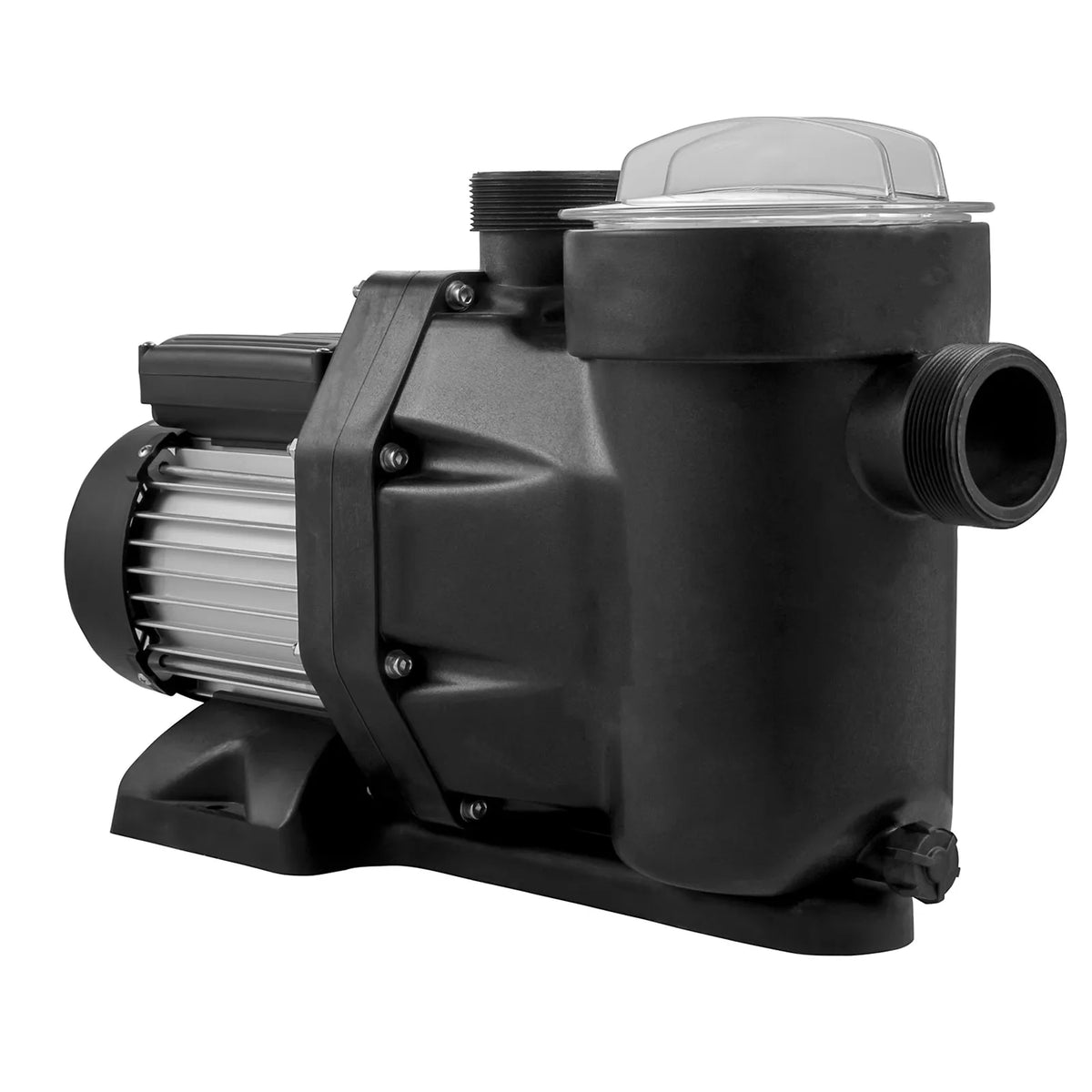 VEVOR Pool Pump, 750 W, 19,200 l/h, Swimming Pool Pump for Above-Ground and In-Ground Pools with Filter Basket, Ø50 mm Inlet/Outlet Connections and 2 Connection Hoses, for Clean Pool Water