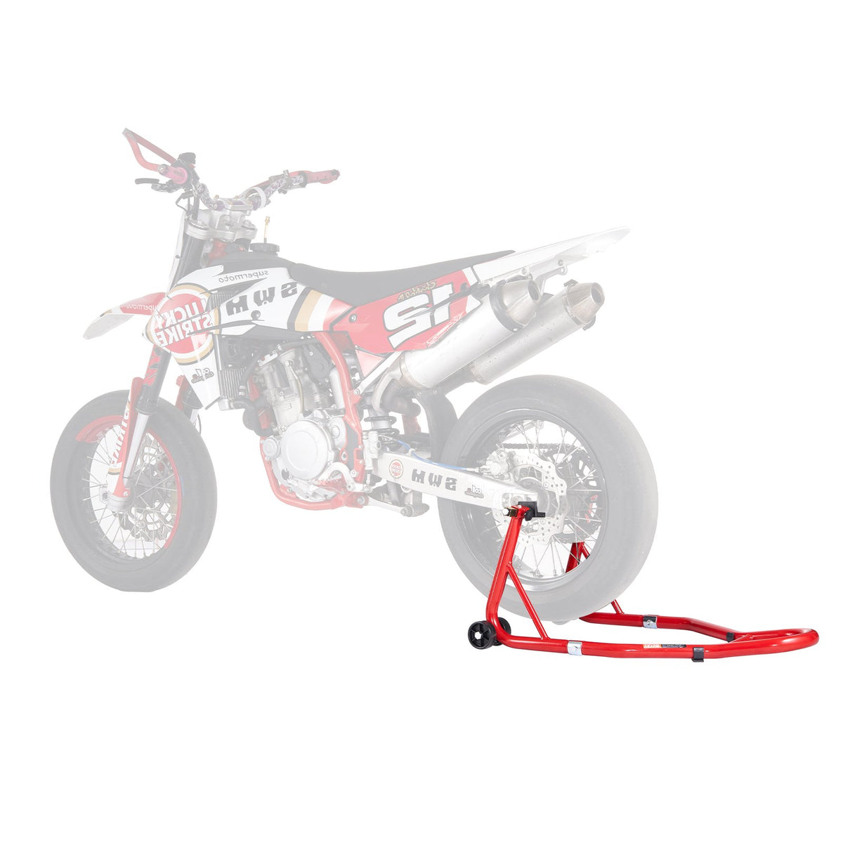 VEVOR Motorcycle Rear Lift 385 kg, Red