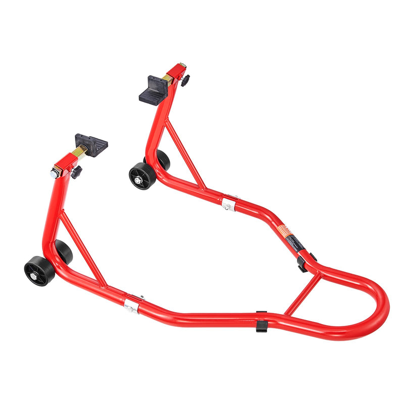 VEVOR motocikla aizmugurējais pacēlājs 385 kg, sarkans