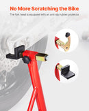 VEVOR motocikla aizmugurējais pacēlājs 385 kg, sarkans