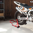 VEVOR motocikla aizmugurējais pacēlājs 385 kg, sarkans