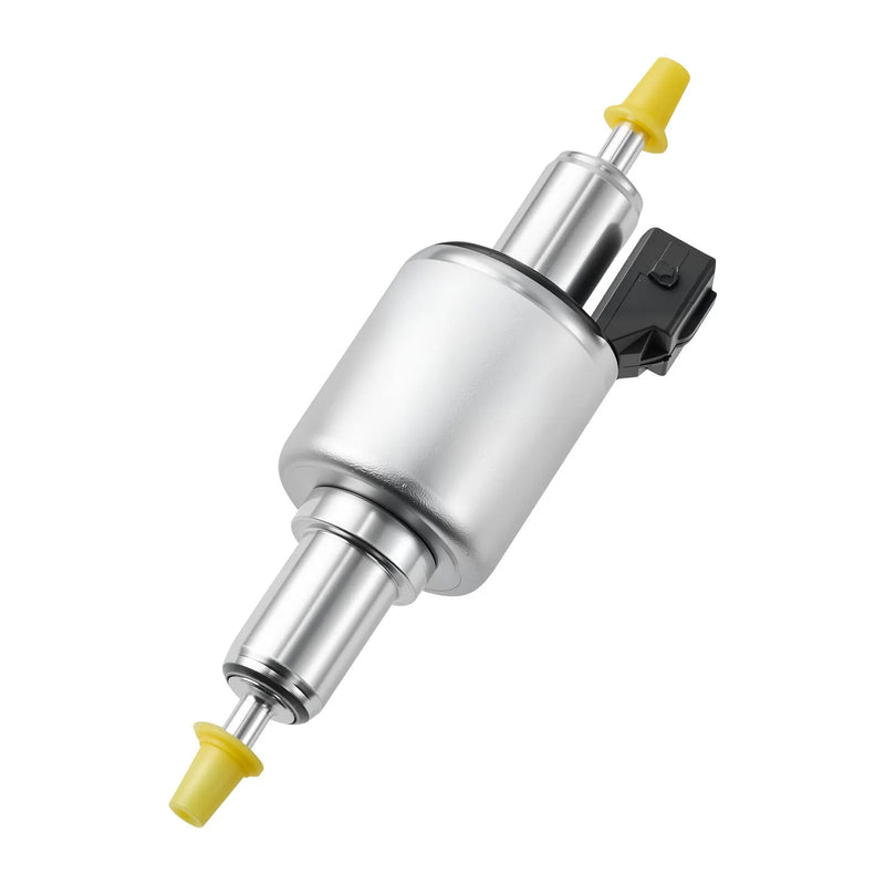 Dīzeļsildītāja degvielas sūknis 12/24 V, automašīnas gaisa sildītāja dozēšanas sūknis ar 22–32 ml padevi, piemērots 2 kW, 5 kW un 8 kW dīzeļsildītājiem, klusas darbības dizains ar impulsu tehnoloģiju