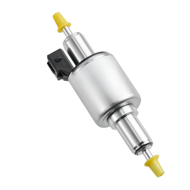 Dīzeļsildītāja degvielas sūknis 12/24 V, automašīnas gaisa sildītāja dozēšanas sūknis ar 22-32 ml padevi, piemērots 2 kW, 5 kW un 8 kW dīzeļsildītājiem, klusas darbības dizains ar impulsu tehnoloģiju