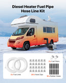 Dīzeļa sildītāja degvielas šļūteņu komplekts 5000 mm