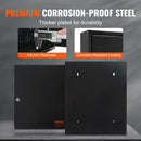 VEVOR atslēgu skapītis 100 atslēgām ar slēdzeni, regulējamiem āķiem un krāsainām birkām