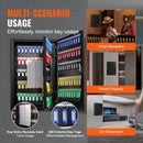 VEVOR atslēgu skapītis 200 atslēgām ar slēdzeni, regulējamiem plauktiem un krāsainām atslēgu birkām