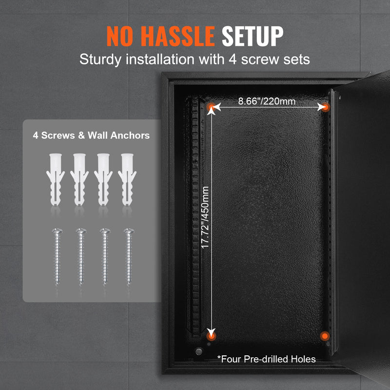 VEVOR atslēgu skapītis 200 atslēgām ar slēdzeni, regulējamiem plauktiem un krāsainām atslēgu birkām