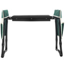 VEVOR Dārza ceļgala atbalsts un sols, 150 kg slodzes jauda, 20,32 cm EVA spilvens, salokāms dārza sols ar instrumentu maisu