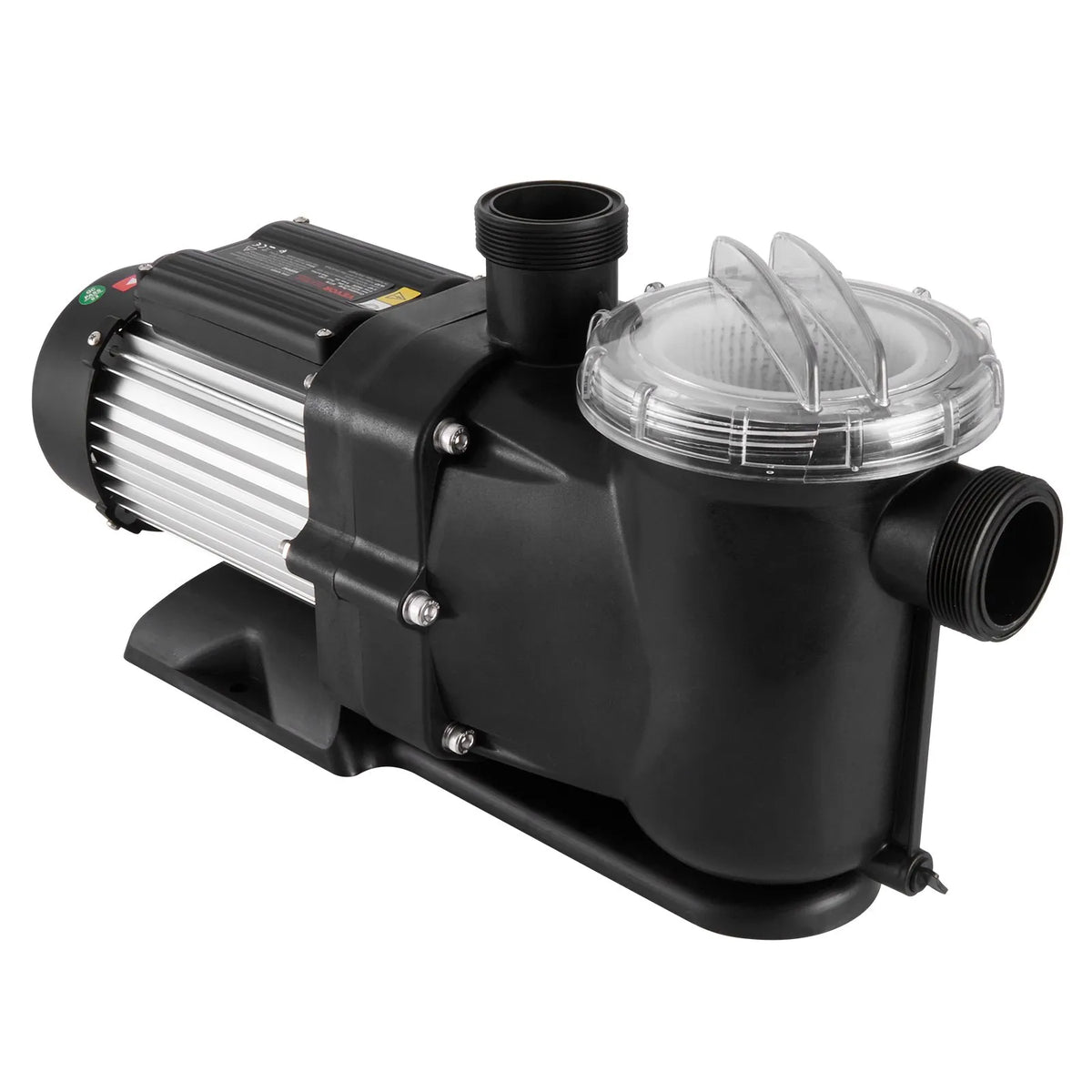 VEVOR Above Ground Pool Pump, 1118 W, Single Speed Mode, Maximum Flow 378 l/min, 220 V, 2850 RPM, Maximum Head 15 m, with Filter Basket, Suitable for Above Ground Pools, Hot Tubs and Spas, UL Certified