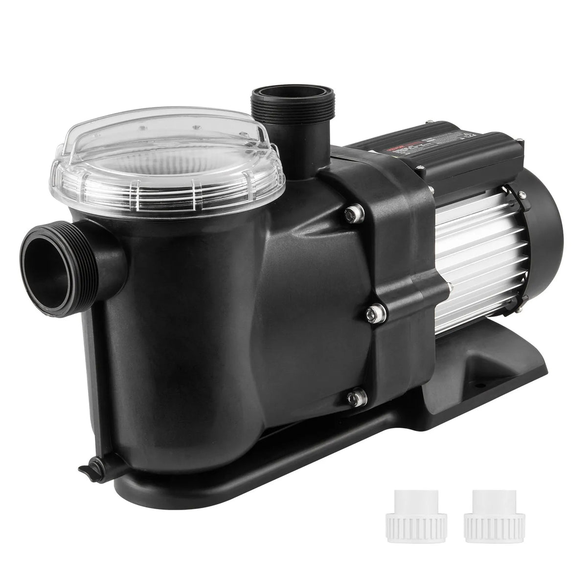 VEVOR Above Ground Pool Pump, 1491 W (2 HP), Single Speed Mode, Maximum Flow 435 l/min, 220 V, 2850 RPM, Maximum Head 15 m, with Filter Basket, Suitable for Above Ground Pools, Hot Tubs and Spas, UL Certified