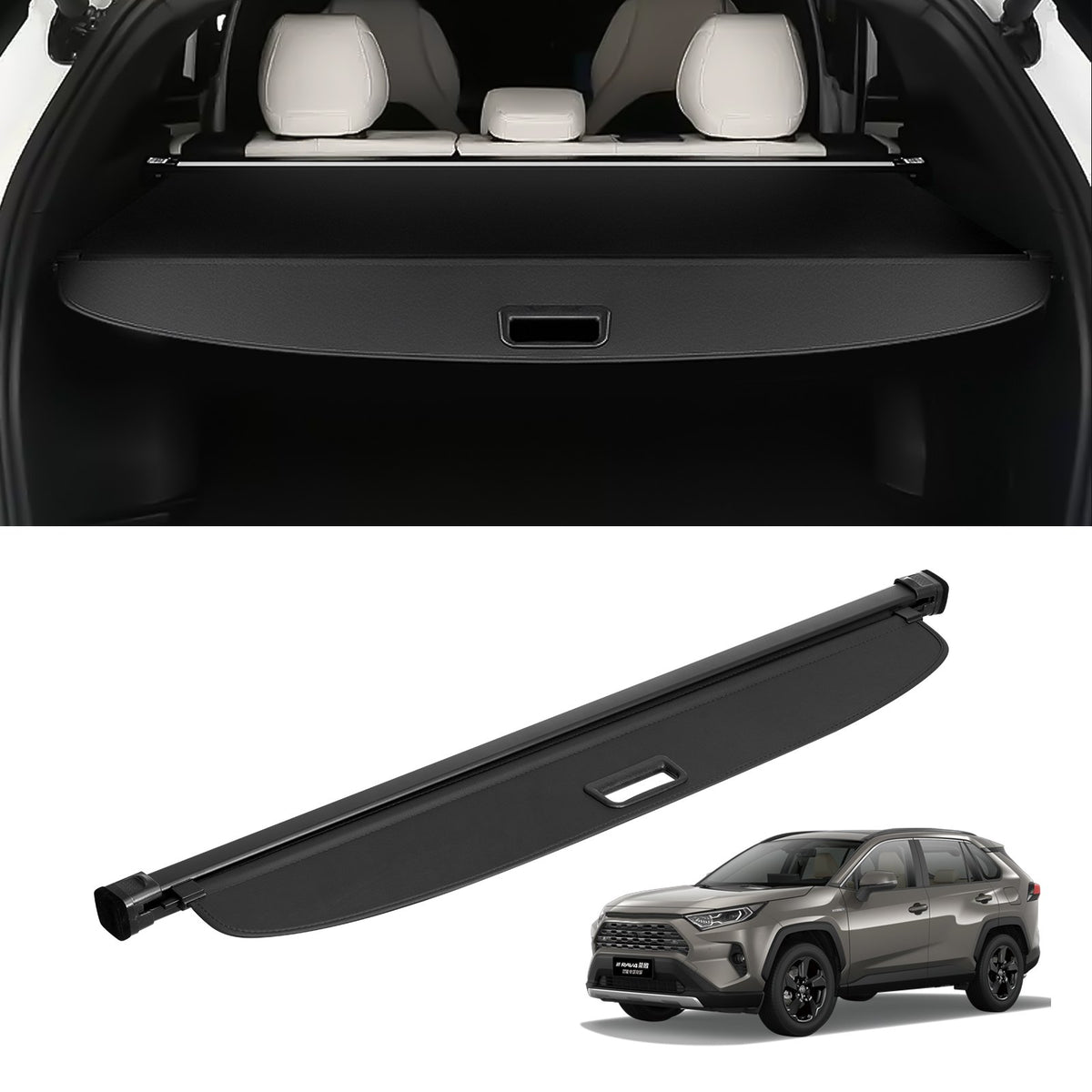 VEVOR Retractable Tonneau Cover for Toyota RAV4 (2019–2024) – Enhanced Model