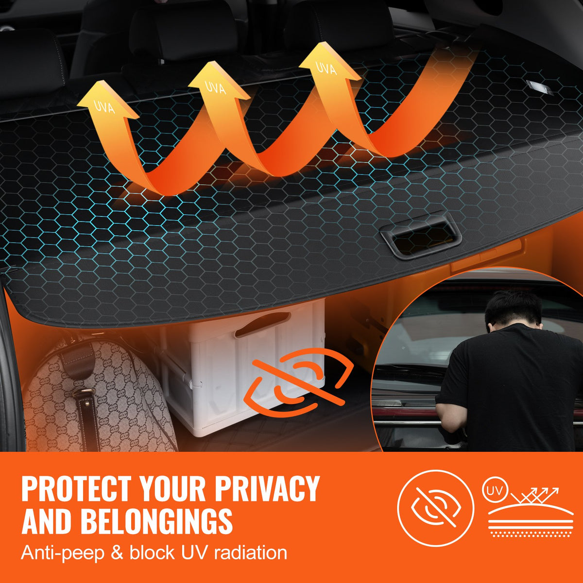 VEVOR Retractable Tonneau Cover for Toyota RAV4 (2019–2024) – Enhanced Model