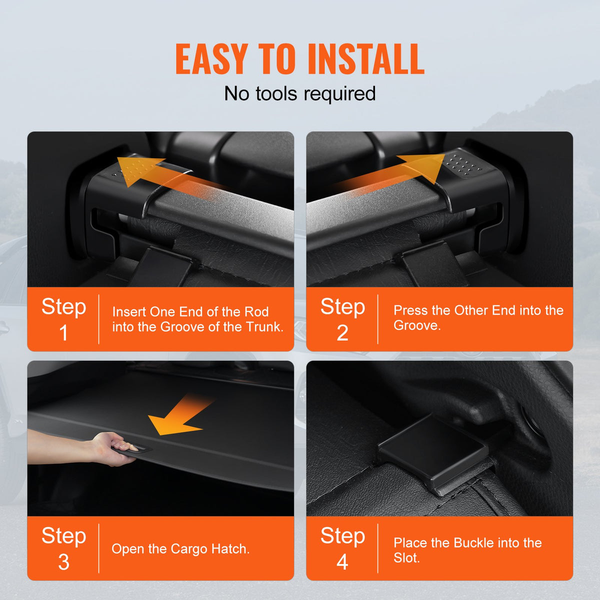 VEVOR Retractable Cargo Cover for Honda CR-V 2023–2024 Rear Trunk