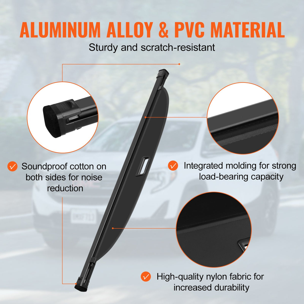 VEVOR Retractable Tonneau Cover for GMC Terrain and Chevrolet Equinox 2018-2024