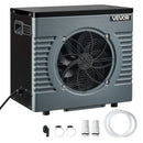 VEVOR 4160 W baseina siltumsūknis, elektriskais baseina sildītājs virszemes baseiniem līdz 15 m³, maksimālais COP 5,14, zems trokšņa līmenis, GFCI aizsardzība, sildīšanas temperatūra 15–40 ℃ peldēšanai un fitnesam, 220 V 50 Hz