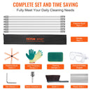 VEVOR skursteņa tīrīšanas komplekts 7 m, neilona stieņi, elastīga birste 360°, kamīniem un dūmvadiem