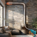 VEVOR skursteņa tīrīšanas komplekts 7 m, neilona stieņi, elastīga birste 360°, kamīniem un dūmvadiem