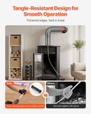 VEVOR skursteņu tīrīšanas komplekts, līdz 7 m pagarināma skursteņa birste, skursteņu tīrīšanas komplekts ar maināmiem sariem un aizsargbrillēm, 90° lokāms kamīna tīrīšanas instruments kvadrātveida un taisnstūrveida skursteņiem