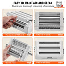 VEVOR Pasta Piederums KitchenAid Mikserim, 3-IN-1 Nerūsējošā Tērauda Ruļļa Griezējs, Spaghetti un Fettuccine Griezēji, 8 Biezuma Regulēšanas Poga