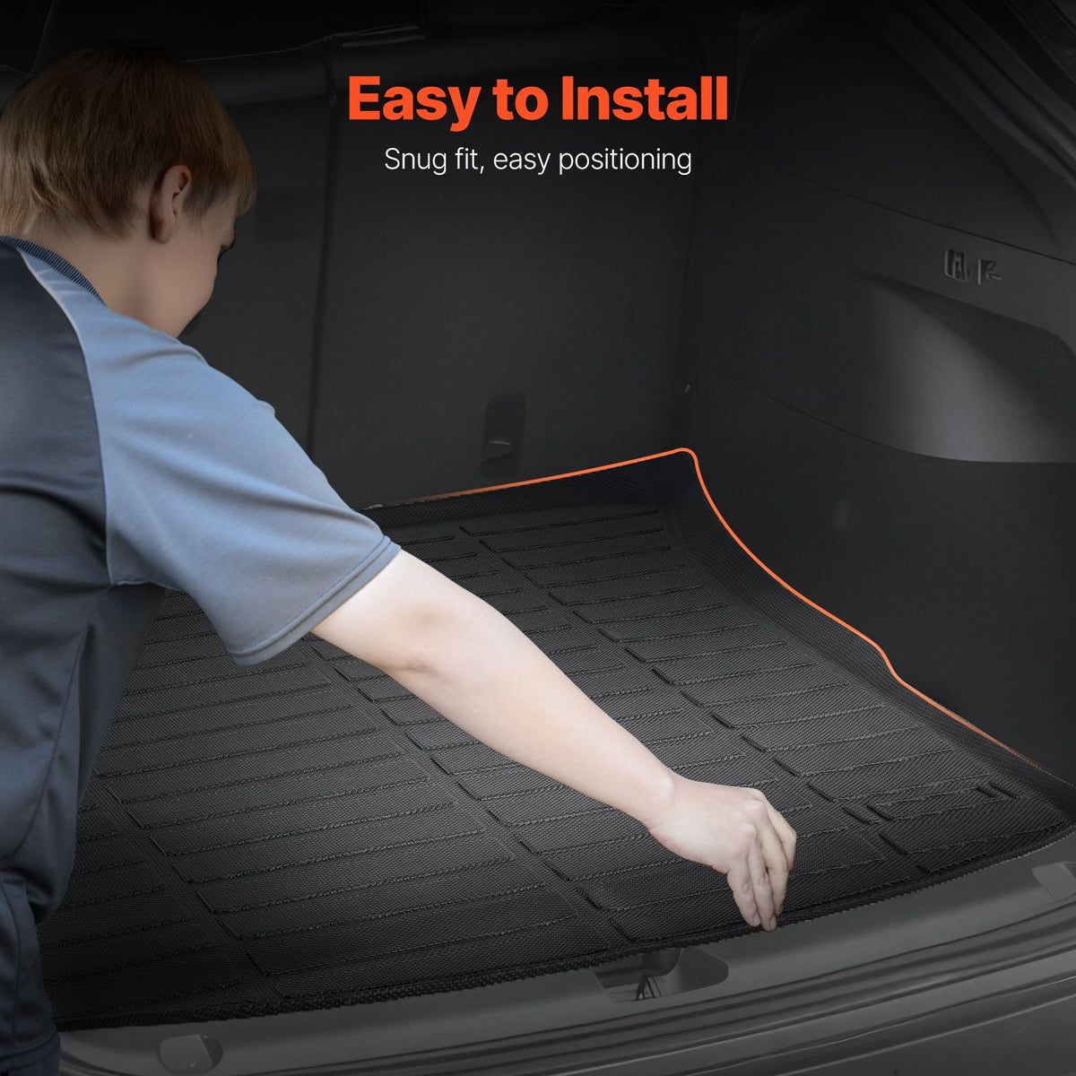 VEVOR TPE Boot Mat for Tesla Model Y 2020–2024 SUV