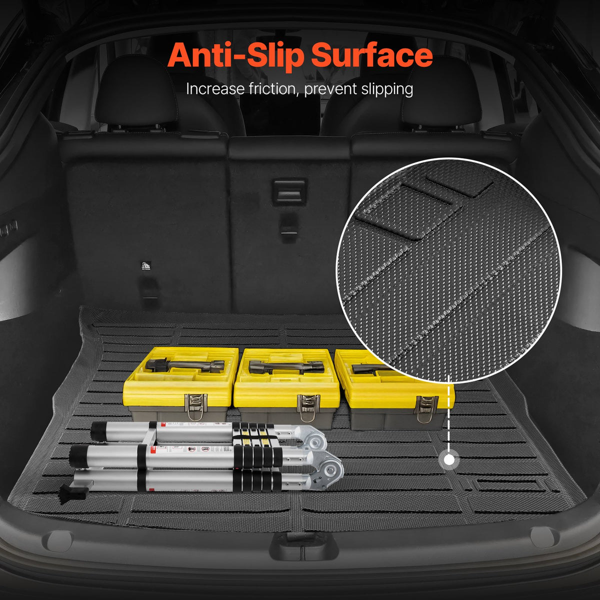 VEVOR TPE Boot Mat for Tesla Model Y 2020–2024 SUV