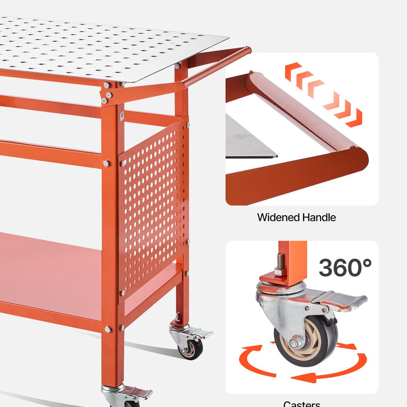 VEVOR metināšanas galds 1020 x 610 mm - metināšanas darba virsma ar statisko kravnesību līdz 363 kg