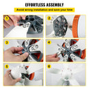 VEVOR vēja Ģenerators, 12V/AC vēja turbīnas komplekts, 500W vēja enerģijas Ģenerators ar MPPT kontrolieri, 5 lāpstiņas, automātiska vēja virziena regulēšana, piemērots terasēm, jūras vides u.c.