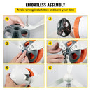 VEVOR vēja Ģenerators, 12V/AC vēja turbīnas komplekts, 400W vēja enerģijas Ģenerators ar MPPT kontrolieri, 3 lāpstiņas, automātiska vēja virziena regulēšana, piemērots terasei, jūras videi, mājām u.c.