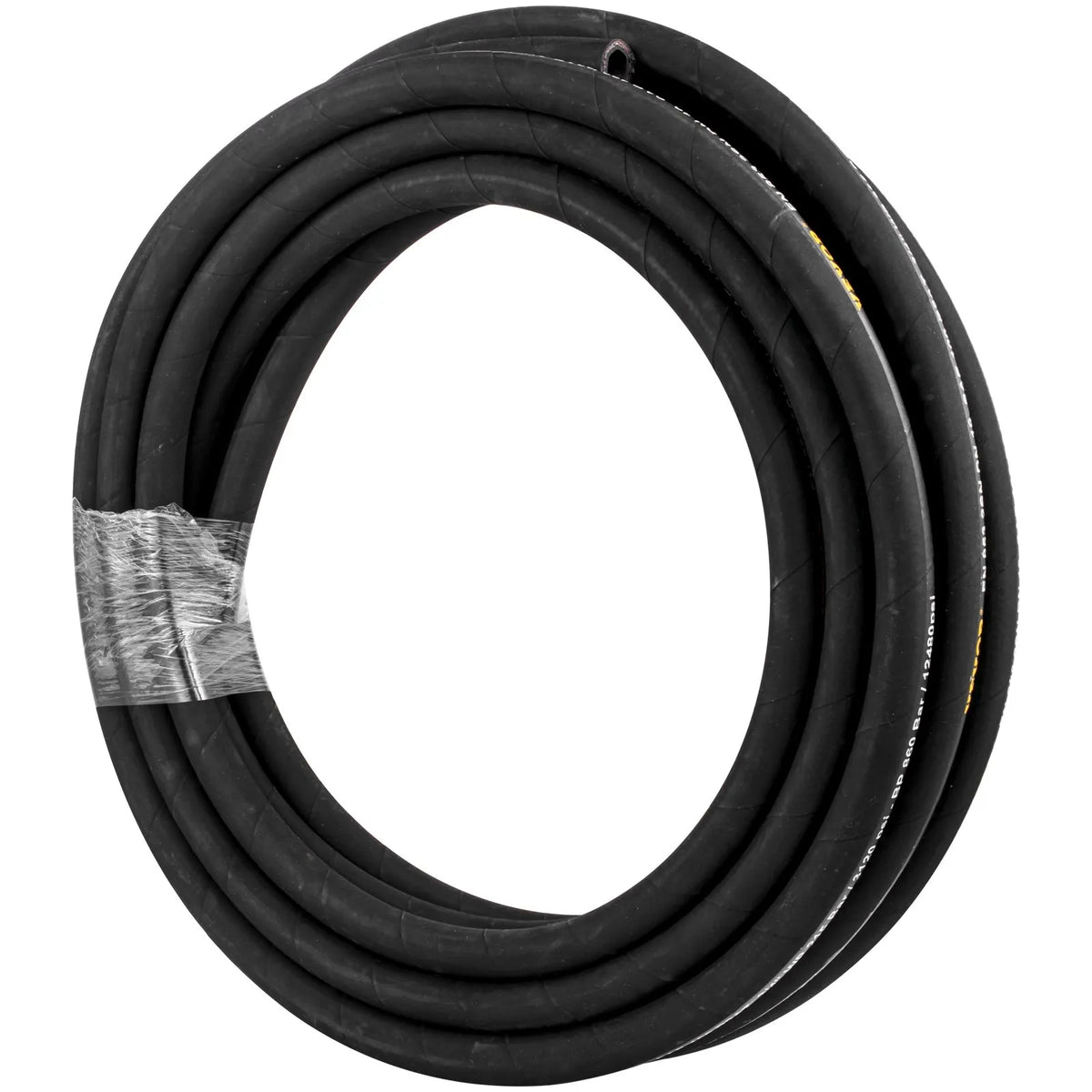 VEVOR Hydraulic Hose 19 mm × 15.2 m, Working Pressure 215 bar, Rubber Hose with Double Steel Braid, Working Temperature –20 °C to +140 °C