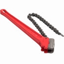 Ķēdes cauruļu atslēga 900 mm, smagā tipa, eļļas filtru atslēgai, satveršanas diapazons 114–190 mm, ķēdes garums 760 mm, santehnikas cauruļu instruments