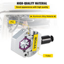 Hidrauliskā šļūteņu prese ar alumīnija sūkni, 7 presformas – rokas presēšanas komplekts A/C gaisa kondicionēšanas šļūtenēm