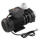 VEVOR divu ātrumu SPA sūknis, 48 rāmis, 1100 W augstais režīms 35 m³/h ar 13 m pacēlumu vai 250 W zemais režīms 14 m³/h ar 2,8 m pacēlumu, Ø50 mm pieslēgums ar 90° grozāmu savienojumu, TÜV sertificēts