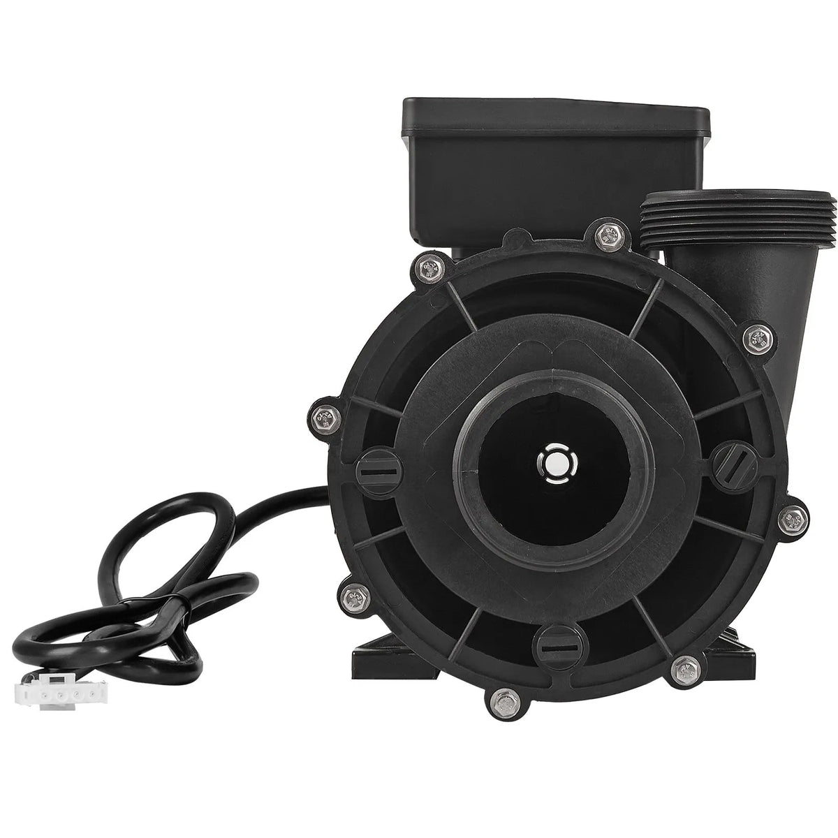 VEVOR Dual Speed SPA Pump, 56 Frame, 1900 W High Mode 43 m³/h with 18 m Head or 450 W Low Mode 21.5 m³/h with 4.4 m Head, 2″ Connection with 90° Swivel Fitting, TÜV Certified