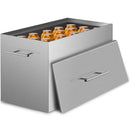 VEVOR ūdens vannas konservēšanas katls, 15 L, nerūsējošais tērauds, ar 2 plauktiem