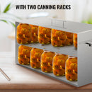 VEVOR ūdens vannas konservēšanas katls, 15 L, nerūsējošais tērauds, ar 2 plauktiem