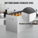 VEVOR ūdens vannas konservēšanas katls, 15 L, nerūsējošais tērauds, ar 2 plauktiem