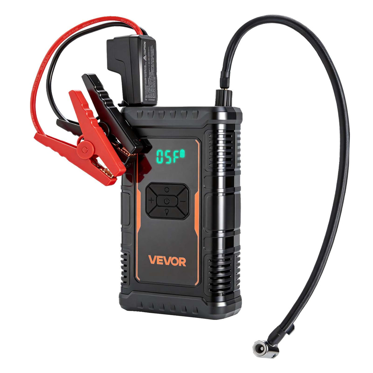 VEVOR auto starteris ar kompresoru, 1600 A, 10,3 bar, 12 V