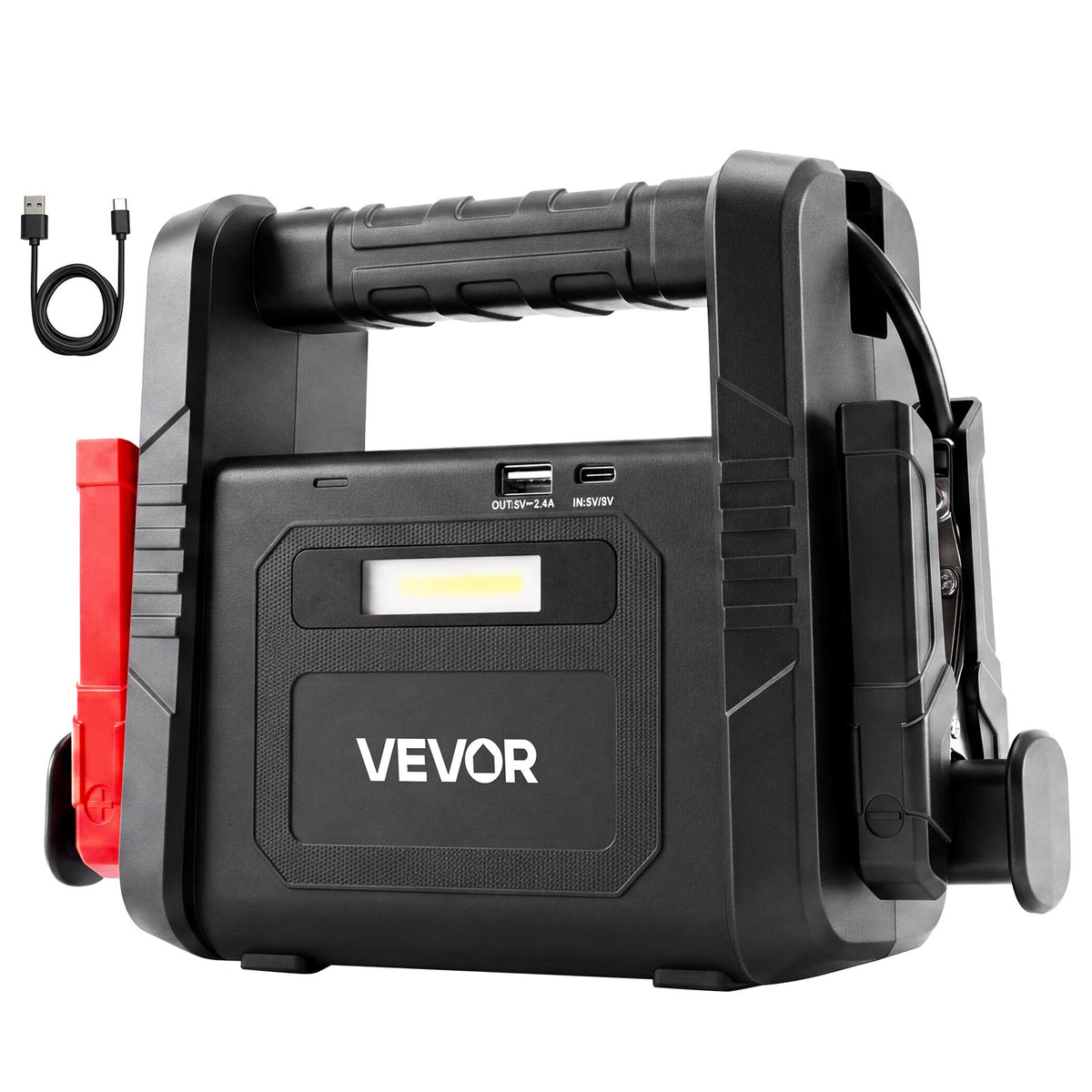 VEVOR auto starteris 12 V, 6000 A, līdz 10 l dīzeļdzinējiem