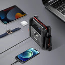 VEVOR automašīnas palaišanas ierīce ar gaisa kompresoru, 4000 A starta strāva, 88,8 Wh litija akumulators, LCD displejs, LED apgaismojums un palaišanas kabeļi, pārnēsājams starteris benzīna un līdz 10 L dīzeļdzinējiem