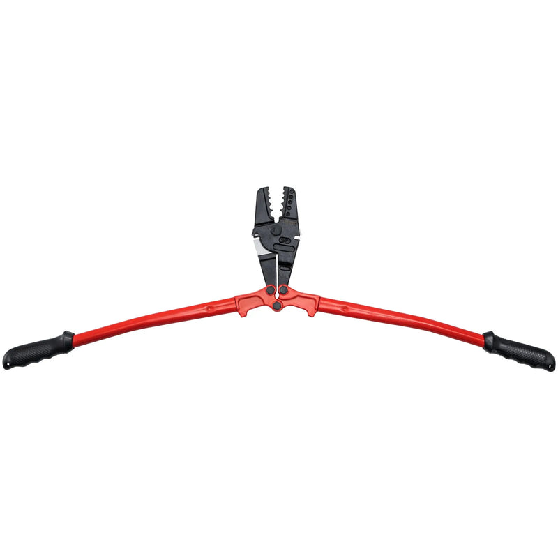 610 mm rokas spailēšanas instruments, 5 ligzdas (1,5–4,8 mm), trosēm, vara un alumīnija uzmavām