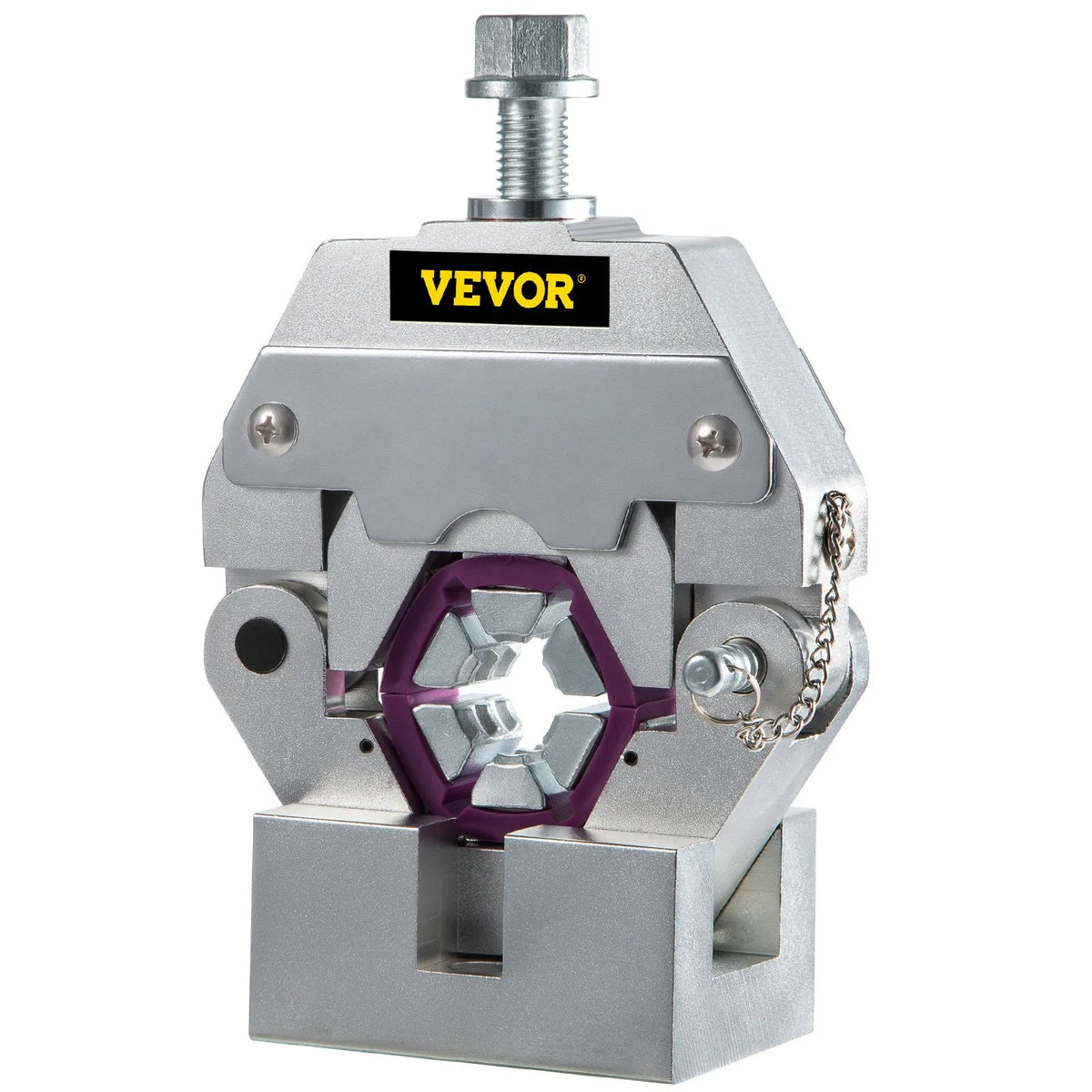 VEVOR Portable Manual Hydraulic Hose Press 71550 with 4 Press Dies – For A/C System Repair on Cars