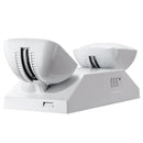 12 gab. komerciālās avārijas lampas, 3 W, baltās LED izejas apgaismojuma gaismekļi ar 180 min rezerves akumulatoru, regulējamas 2 kvadrātveida LED galvas, griestu vai sienas montāža, piemērotas uzņēmumiem strāvas pārrāvumu gadījumā