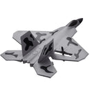 VEVOR RC lidmašīna, 2,4 GHz 2 kanālu tālvadības iznīcinātāja tipa lidaparāts ar 6 asu žiroskopu, gatava lidojumam, ar 2 akumulatoriem, viegli vadāms RC planieris iesācējiem, bērniem un pieaugušajiem