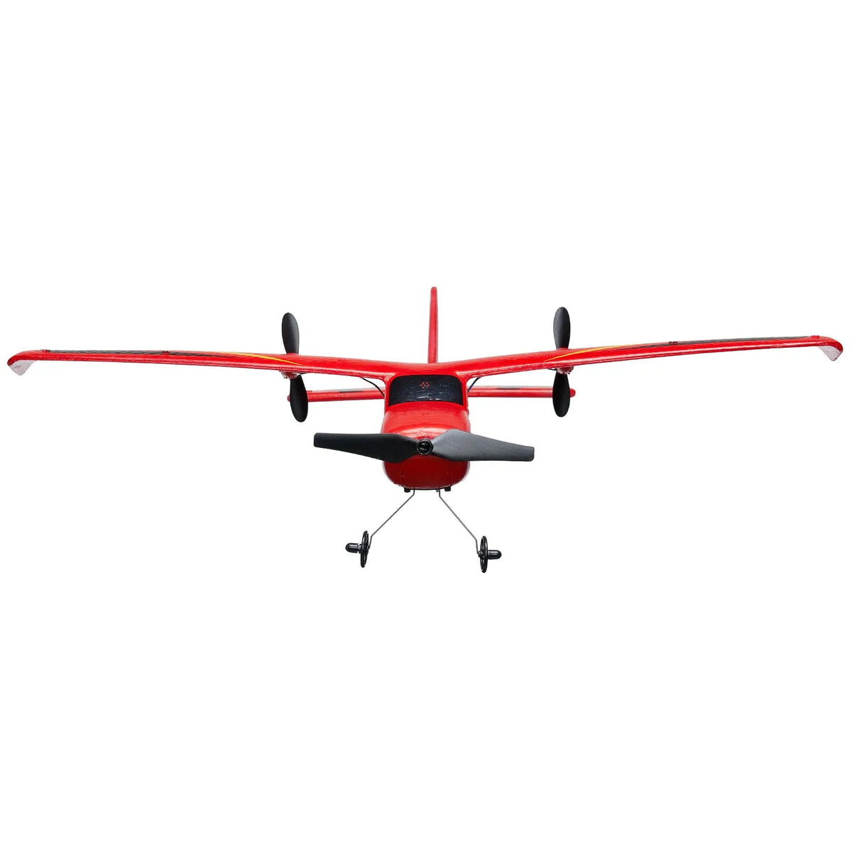 VEVOR RC Plane 2.4 GHz 2-Channel Glider with 6-Axis Gyroscope and 2 Batteries for Beginners