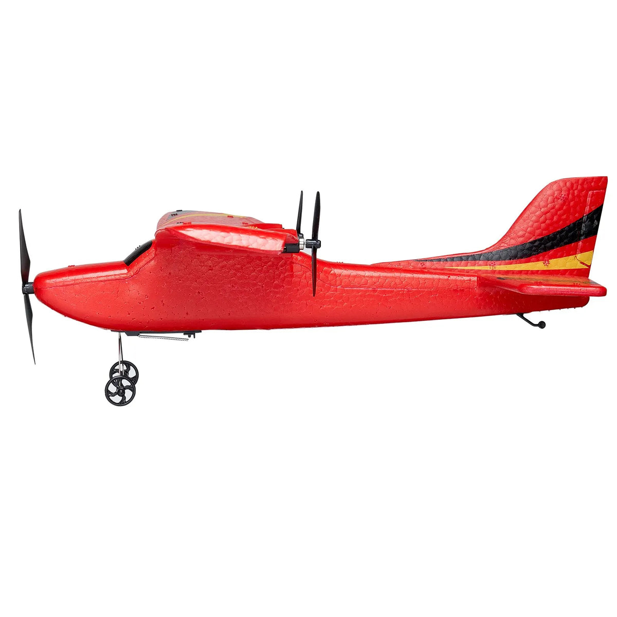 VEVOR RC Plane 2.4 GHz 2-Channel Glider with 6-Axis Gyroscope and 2 Batteries for Beginners