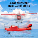 VEVOR RC lidmašīna, 2,4 GHz divkanālu tālvadības lidmodelis ar 6 asu žiroskopisko stabilizatoru, gatava lidošanai, ar 2 baterijām, viegli vadāms planieris pieaugušajiem un bērniem, iesācējiem un jauniešiem.