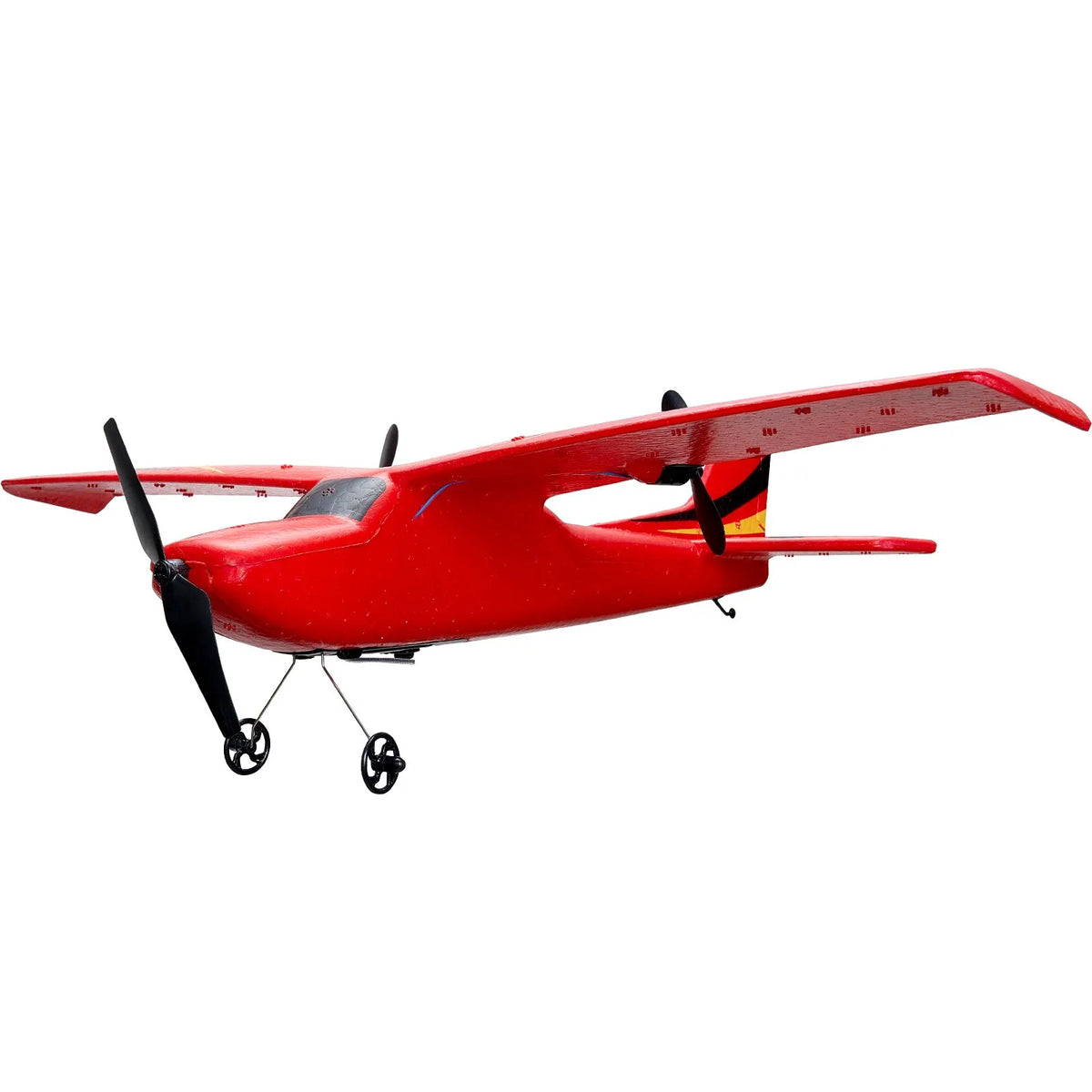VEVOR RC Plane 2.4 GHz 2-Channel Glider with 6-Axis Gyroscope and 2 Batteries for Beginners